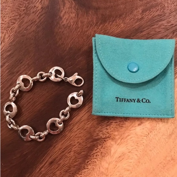 Tiffany & Co. Jewelry - 💖💟Tiffany Love Heart Bracelet EUC 7.5" long 💟✝️